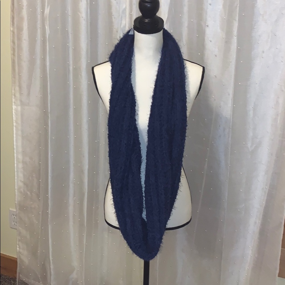 INC Navy Infinity Scarf